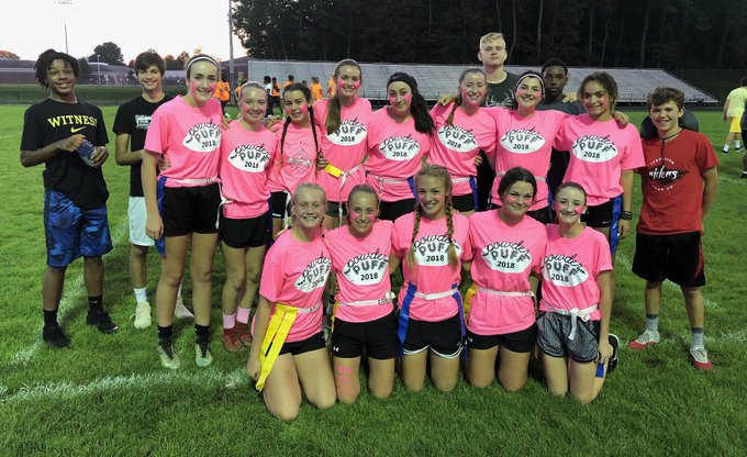 The Freshman team for Powder Puff 2018. (Photo credit: Student Council)