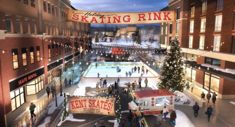 A depiction of the planned ice rink. 