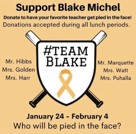 A flier associated with #TeamBlake